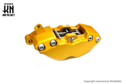 RCB 4POT ブレーキキャリパー R1 シリーズ ゴールド 40mmピッチ シグナスX等 バイク ブレーキ パーツ