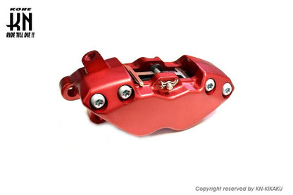 RCB 4POT ブレーキキャリパー R1 シリーズ レッド 40mmピッチ シグナスX等 バイク ブレーキ パーツ