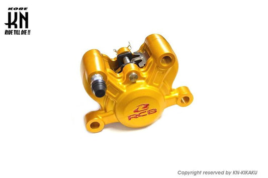RCB 2POT ブレーキキャリパー R55 シリーズ ゴールド 84mmピッチ シグナスX等 バイク ブレーキ パーツ