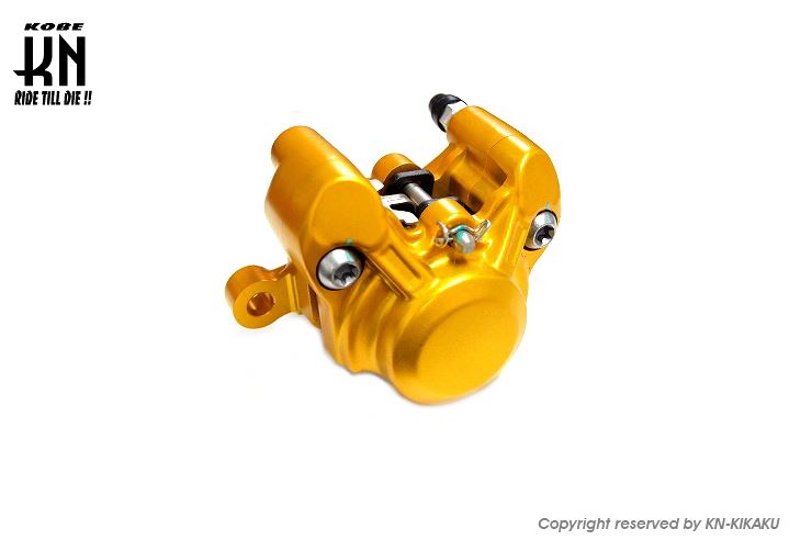 RCB 2POT ブレーキキャリパー R55 シリーズ ゴールド 84mmピッチ シグナスX等 バイク ブレーキ パーツ