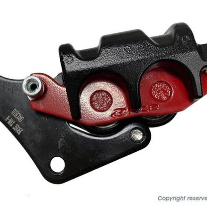 RCB フロントキャリパー 2POT ブラック NMAX125 NMAX125ABS NMAX155ABS NMAX150 AEROX155 NVX155