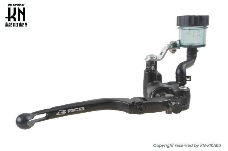 RCB 鍛造ラジアルポンプマスターシリンダー S1 ブラック ロングタイプ/右側/正ネジ M10 汎用 バイク ブレーキ パーツ