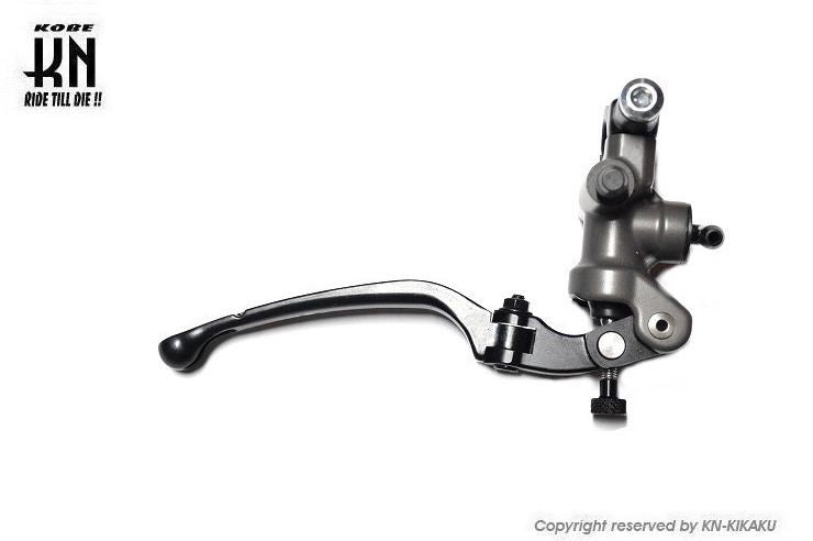 RCB 鍛造マスターシリンダー ロングレバー ブラック 右側/正ネジ M10 汎用 バイク ハンドル パーツ