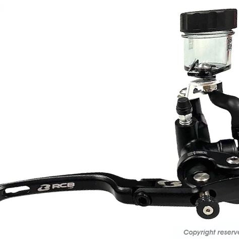 RCB 鍛造ラジアルポンプマスターシリンダー 右 ブラック ピストン径14mm 汎用