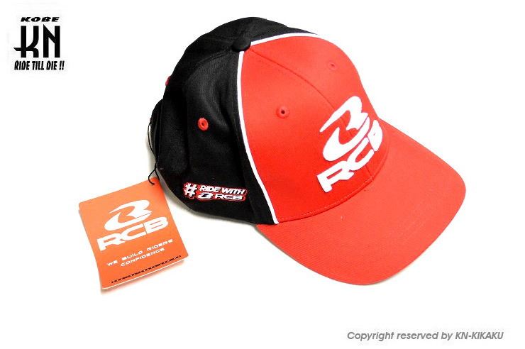 RCB SIGNATURE CAP レッド フリーサイズ バイク 帽子 紫外線