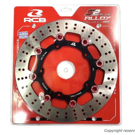 RCB ビッグフローティングディスクローター298mm レッド XMAX250 XMAX300