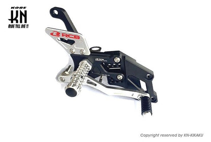 RCB バックステップ RS-1 ブラック/シルバー YZF-R25/R3 バイク