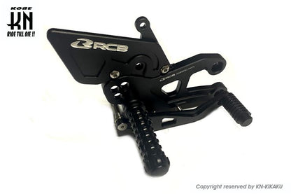 RCB アルミバックステップ S2-V2シリーズ ブラック GSX-R/S150 バイク