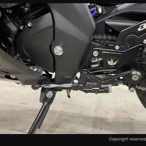 RCB Aluminum Rear Set Black YZF-R15 YZF-R125 MT125