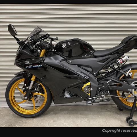RCB Aluminum Rear Set Black YZF-R15 YZF-R125 MT125