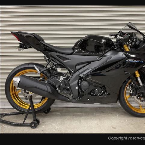 RCB Aluminum Rear Set Black YZF-R15 YZF-R125 MT125