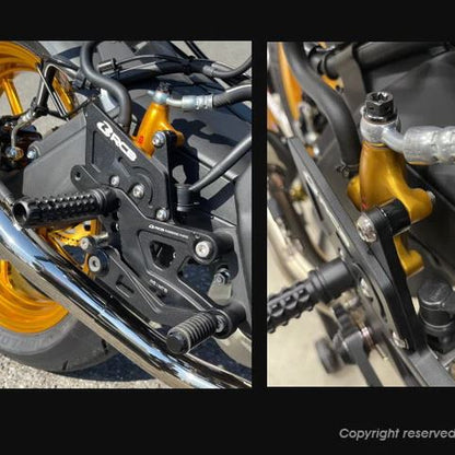 RCB Aluminum Rear Set Black YZF-R15 YZF-R125 MT125