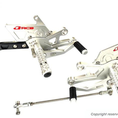 RCB アルミバックステップ シルバー YZF-R15 YZF-R125 MT125