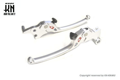 RCB アルミ調整式ブレーキレバー S3シリーズ シルバー R25/R3MT25/MT3 左右セット バイク ハンドル パーツ