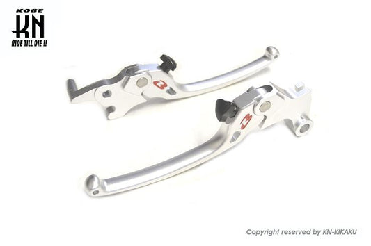 RCB アルミ調整式ブレーキレバー S3シリーズ シルバー R25/R3MT25/MT3 左右セット バイク ハンドル パーツ