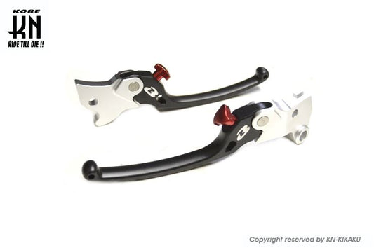 RCB アルミ調整式ブレーキレバー S3シリーズ ブラック R15/FZ150i 左右セット バイク ハンドル パーツ