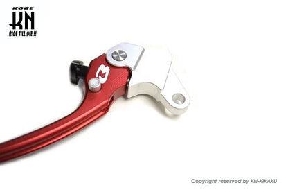 RCB アルミ調整式ブレーキレバー S3シリーズ レッド エアロックス/NVX155 左右セット バイク ハンドル パーツ
