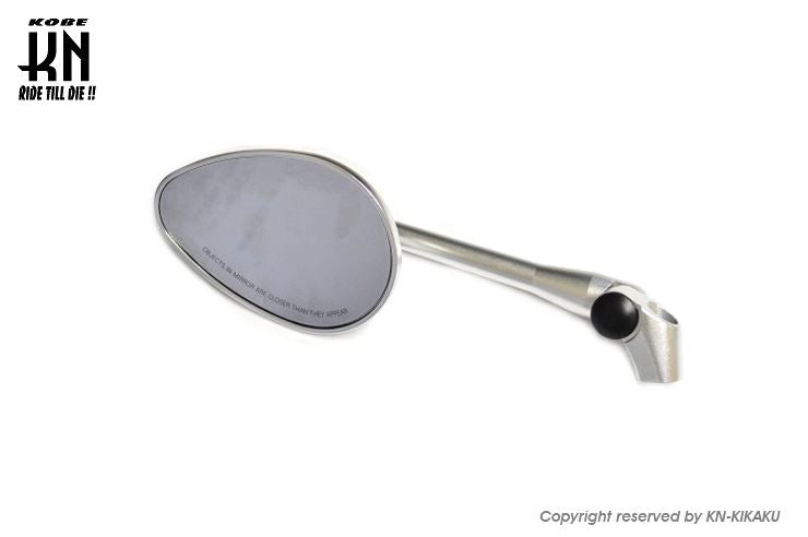 RCB CNCバックミラー S5シリーズ クリアーレンズ シルバー 正ネジ/逆ネジ M8/10 バイク 鏡