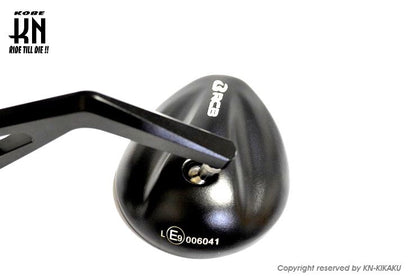 RCB バーエンドミラー アルミCNCサイドミラー S5シリーズ シルバー 汎用 左右セット バイク ハンドル パーツ 鏡