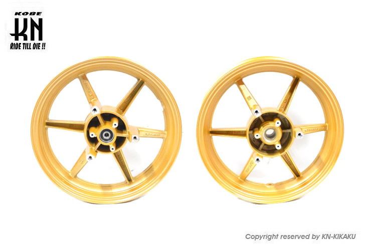 RCB スポーツホイール SP811 ゴールド 13インチ シグナスグリファス/BWS125(3型) 前後セット バイク