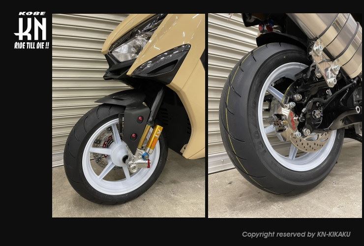 RCB スポーツホイール SP811 前後セット マットブラック 13インチ シグナスグリファス/BWS125 3型 前後セット バイク 外装 パーツ