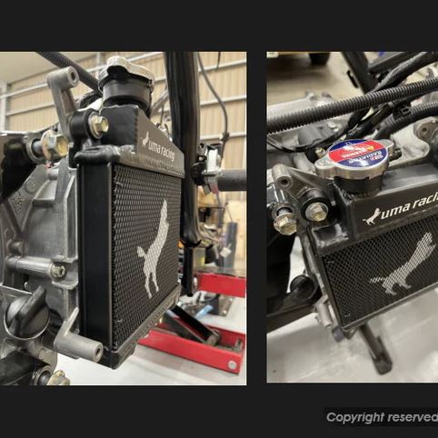UmaRacing 大容量ラジエーター シグナスグリファス BW'S125 X FORCE FORCE2.0 AUGER NMAX155 NMAX125 AEROX155 NVX155