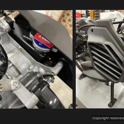 UmaRacing 大容量ラジエーター シグナスグリファス BW'S125 X FORCE FORCE2.0 AUGER NMAX155 NMAX125 AEROX155 NVX155