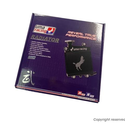 UmaRacing 大容量ラジエーター シグナスグリファス BW'S125 X FORCE FORCE2.0 AUGER NMAX155 NMAX125 AEROX155 NVX155