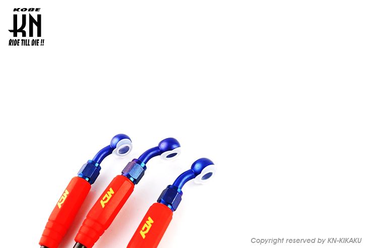 NCY ブレーキメッシュホース Xフォース/フォース2.0 4本入り バイク