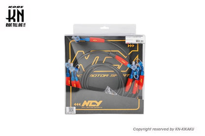 NCY ブレーキメッシュホース Xフォース/フォース2.0 4本入り バイク