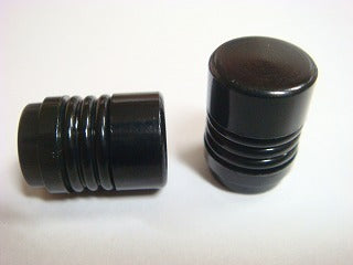 アルミエアーバルブキャップ (ブラック)