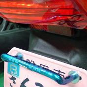 汎用アルミツーリングフック ブラック