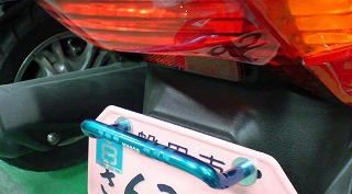 汎用アルミツーリングフック パープル