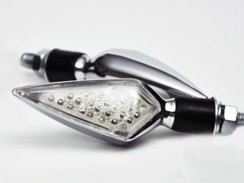 汎用LED Sタイプ ショート (STARTECH) クリアーレンズ/メッキボディー