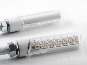 汎用LED円柱形ミニランプロング (STARTECH) クリアーレンズ/ホワイトボディー