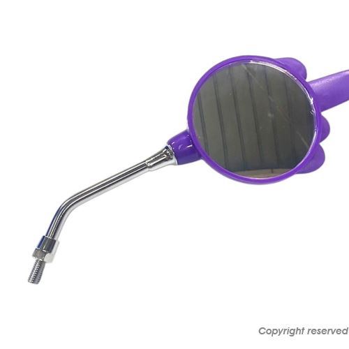 ミドルフィンガーミラー パープル 正ネジ/径8mm 1本