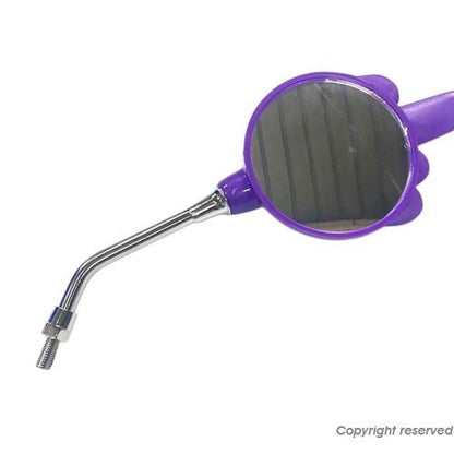 ミドルフィンガーミラー パープル 正ネジ/径8mm 1本