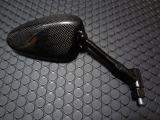 リアルカーボンミラー タイプX 左右セット (右10mm正/左10mm正)