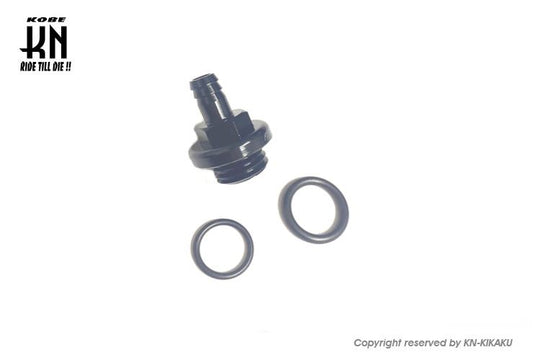 オイルブリーザーアタッチメントA ブラック ホンダ ヤマハ カワサキ ドゥカティ等 バイク