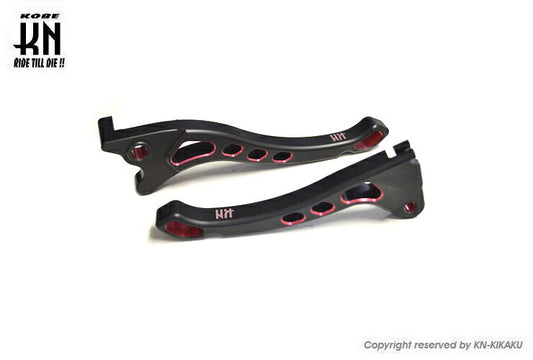 デュアルカラーレバーディスク3 ブレーキレバー マットブラック/レッド ディオ/AF25 スーパーディオ/SR/ZX/AF28