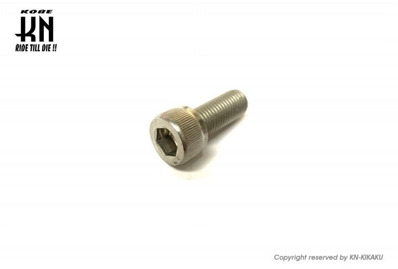 KOSO ステンレスキャップボルト 逆ネジ M10-25mm/1.25ピッチ 1本入り バイク ミラー 補修 パーツ