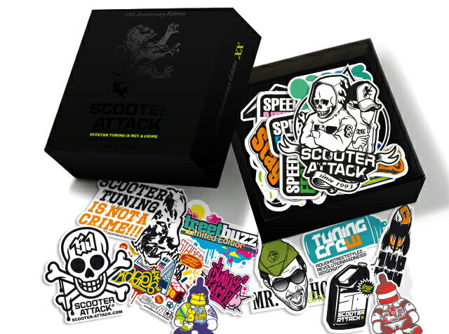 SCOOTER ATTACK ステッカーボムセット