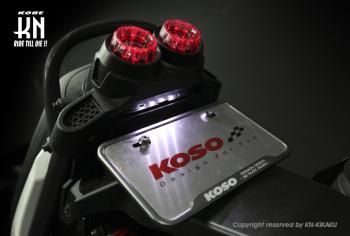 KOSO LEDテールアッセン タイプ2 (BWS125) レッド/ブルー