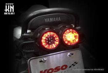 KOSO LEDテールアッセン タイプ2 (BWS125) レッド/イエロー