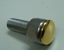 ヘックスボルト用 ヘッドキャップ 4mm シルバーメッキ (10個入)
