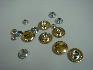 Hex Bolt Head Caps 6mm Gold Plated (Pack of 6)