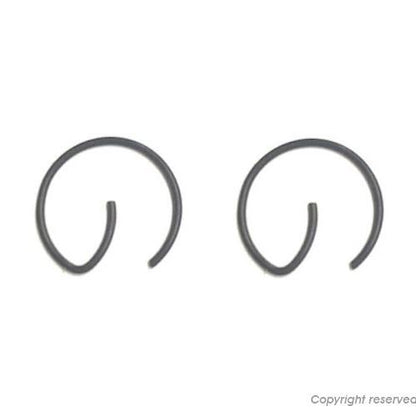 Piston Circlip, Clipped Type 2, 15mm, 2 pcs.