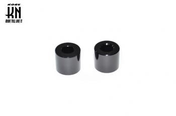 M8 Aluminum Collar Set (15mm Thick) - Black