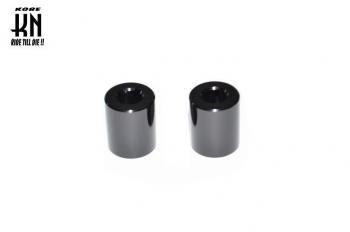 M8 Aluminum Collar Set (20mm Thick) Black