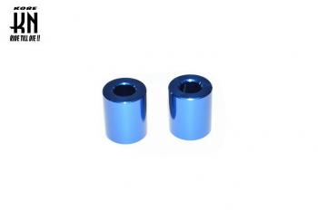 M8 Aluminum Collar Set (20mm Thick) Blue